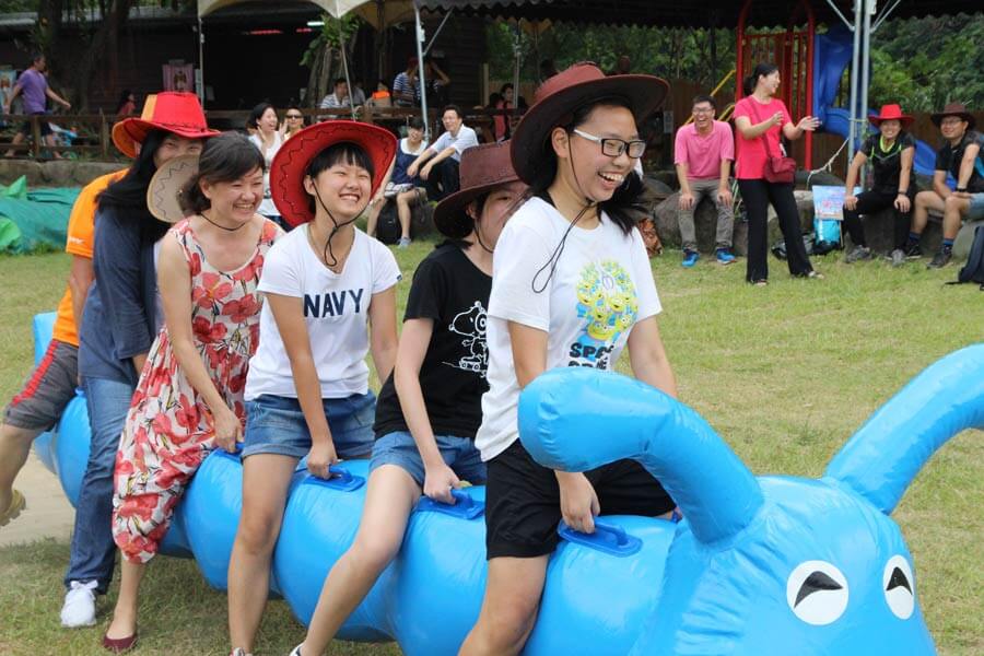20170819三商電腦家庭日舉辦於新竹市小牛仔休閒農場親子趣味互動競賽